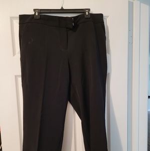 Liz Claiborne Emma Career Ankle Pants 14; Black